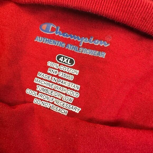 NWT Unisex Crimson Alabama Roll Tide Long Sleeve Crew Neck Tee Shirt - 4XL - Picture 3 of 6